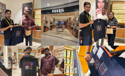 Live Printing in Hyderabad for Fossil