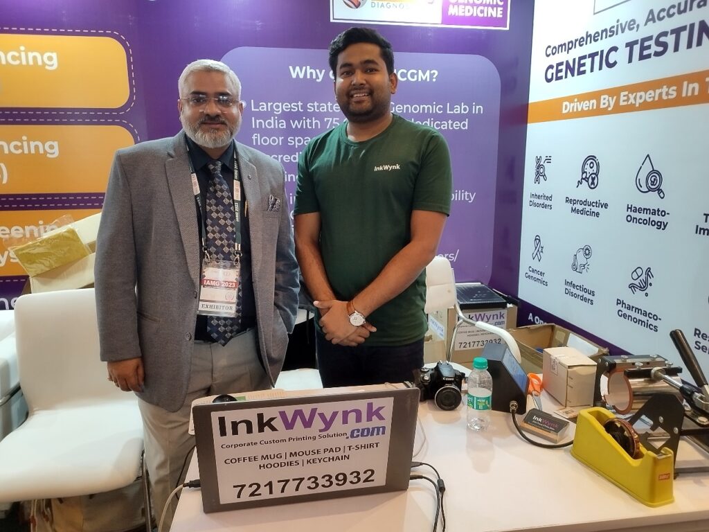 Live Mug Printing Activity in Exhibitions at Bharat Mandapam Pragati Maidan Delhi