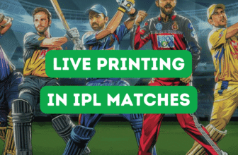 Live Printing for IPL Teams & Sports Franchises
