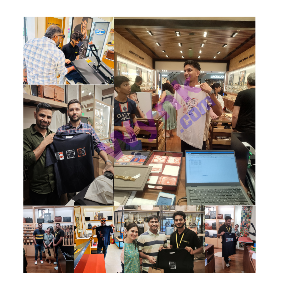 How InkWynk Successfully Delivered Live T-Shirt Printing for Fossil Across 12 Stores in 3 States