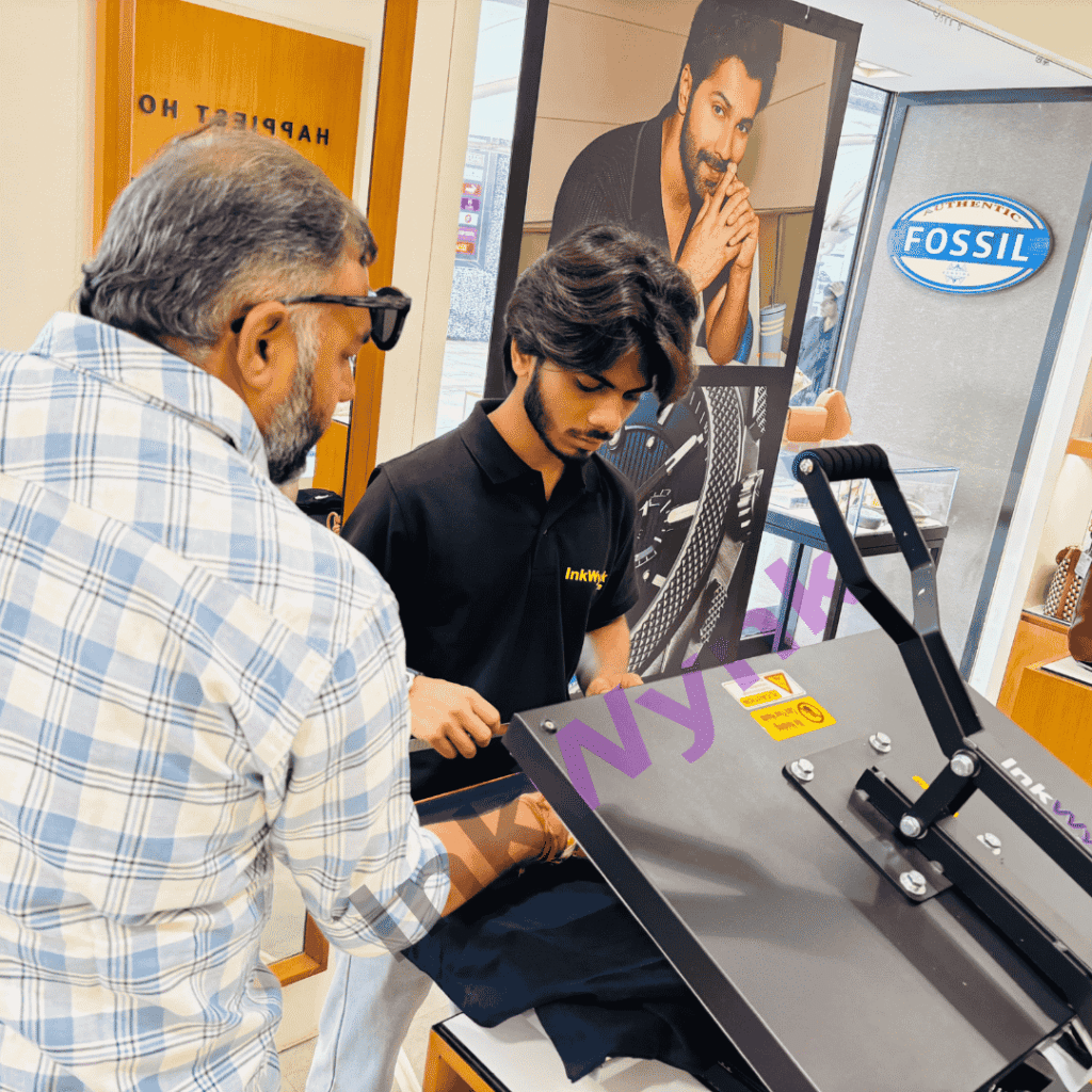 InkWynk Live Printing for Fossil in Lower Parel Mumbai