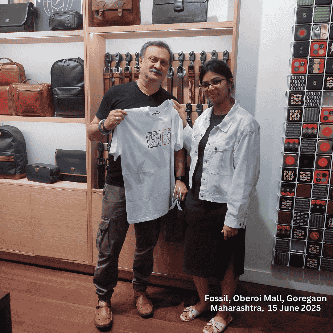 Live Printing Activity in Goregaon Mumbai for Fossil