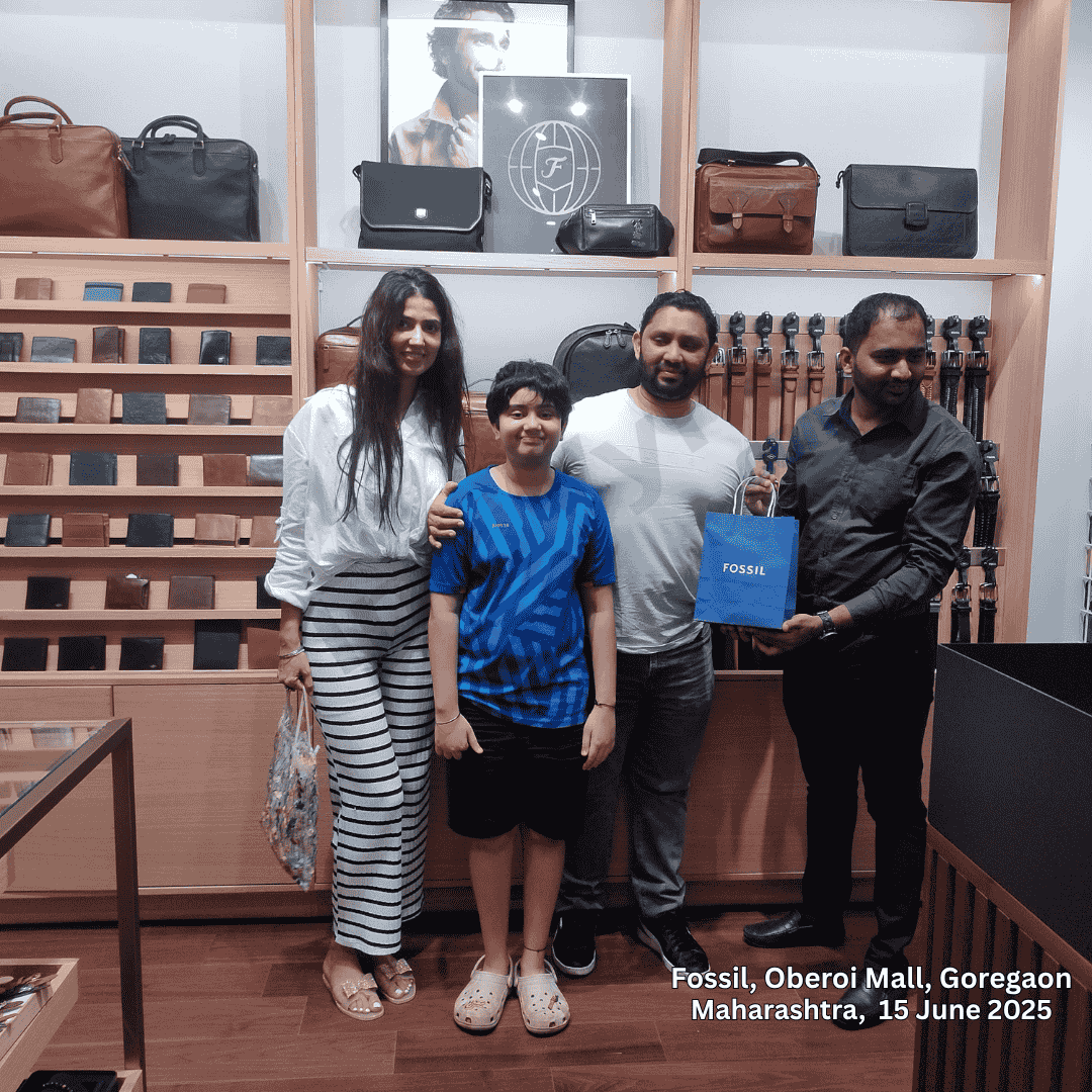 Live Printing Activity in Goregaon Mumbai for Fossil