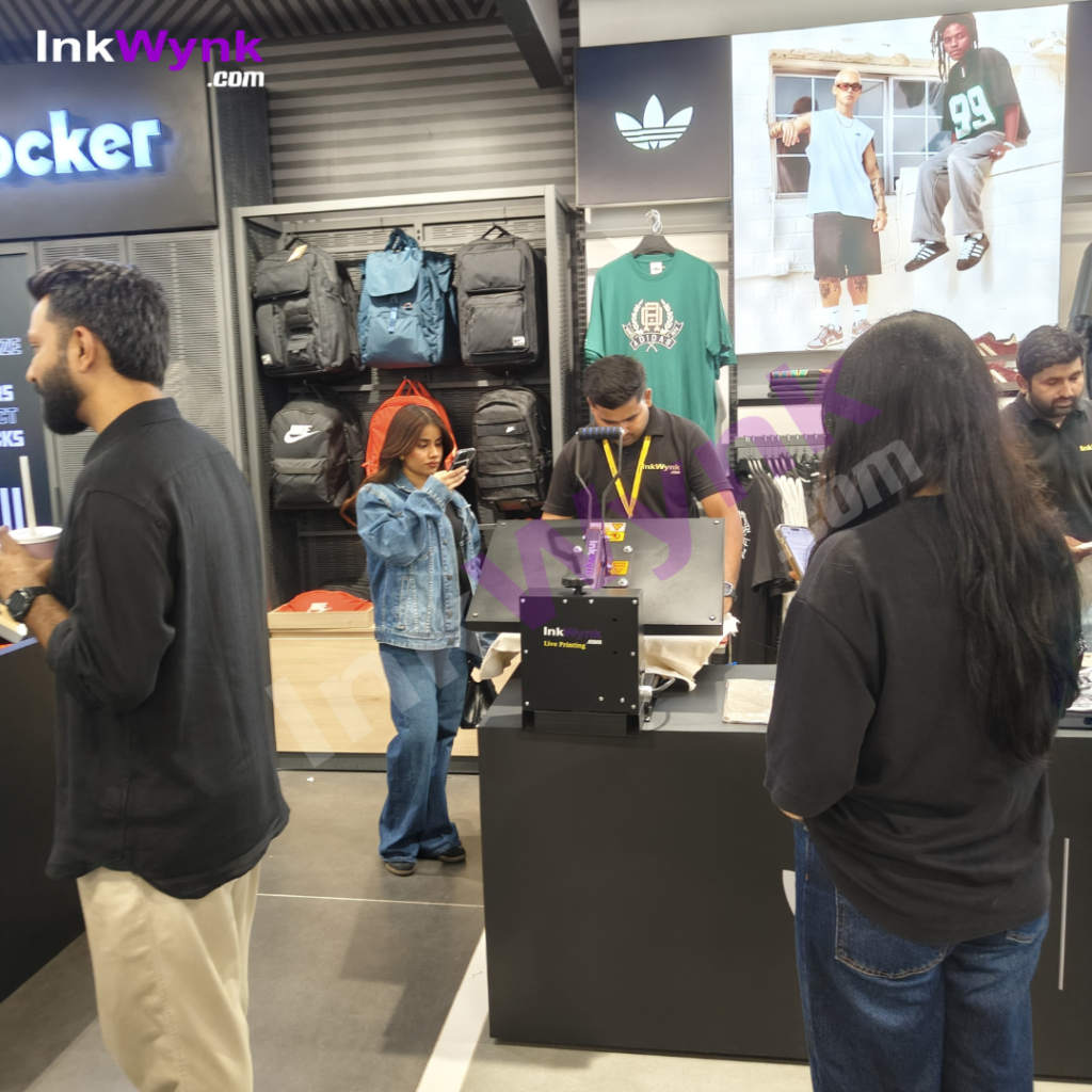Live T-Shirt Printing For Footlocker in Noida