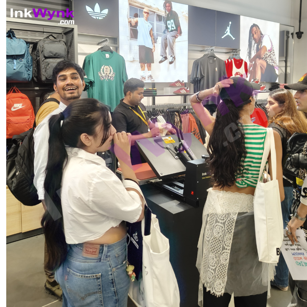 Live T-Shirt Printing For Footlocker in Noida