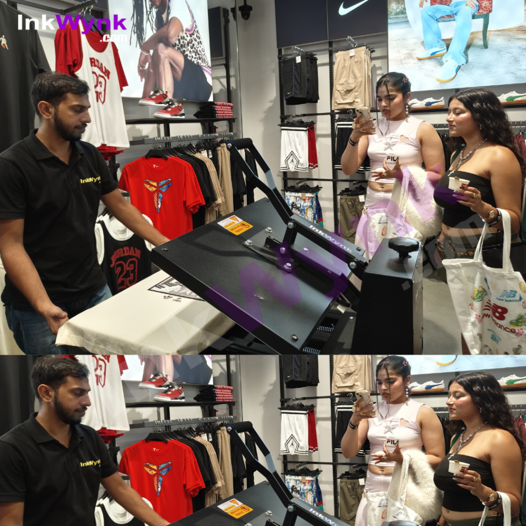 Live T-Shirt Printing For Footlocker in Noida