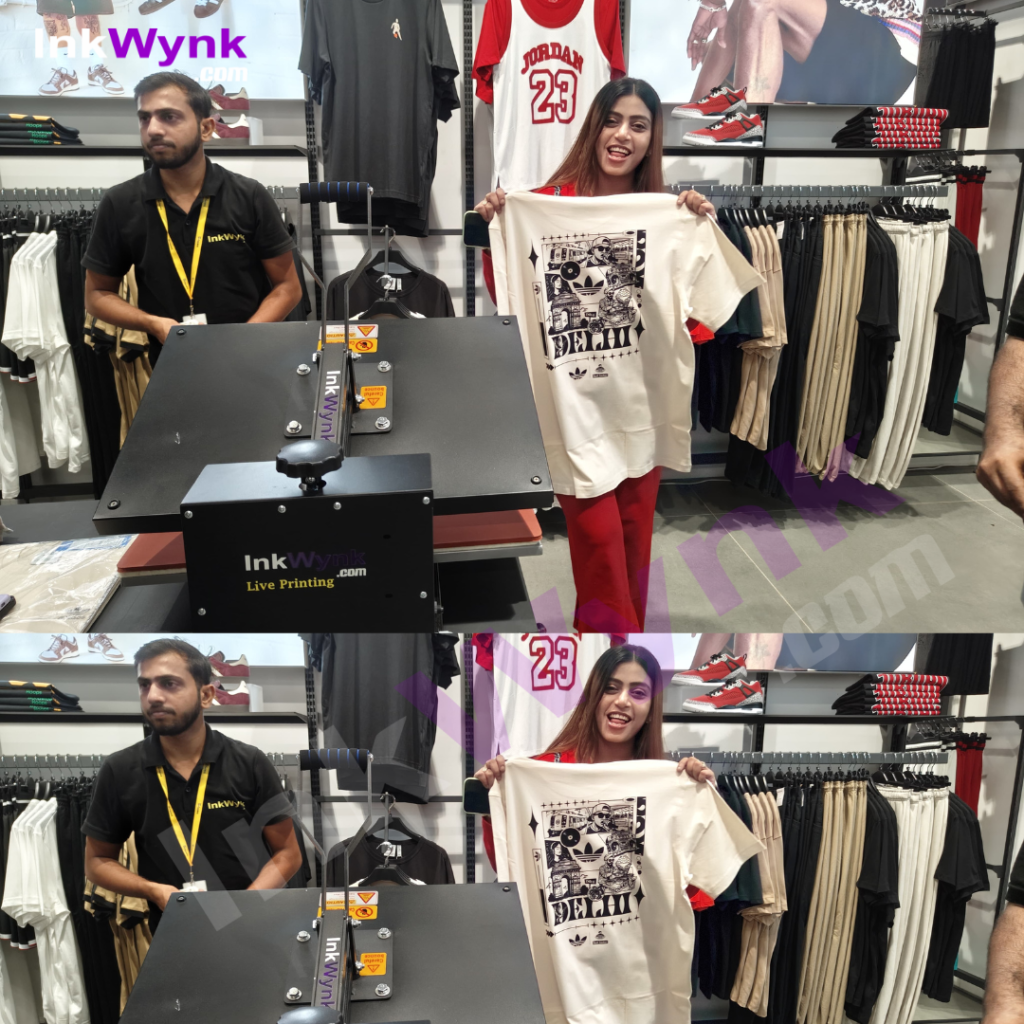 Live T-Shirt Printing For Footlocker in Noida