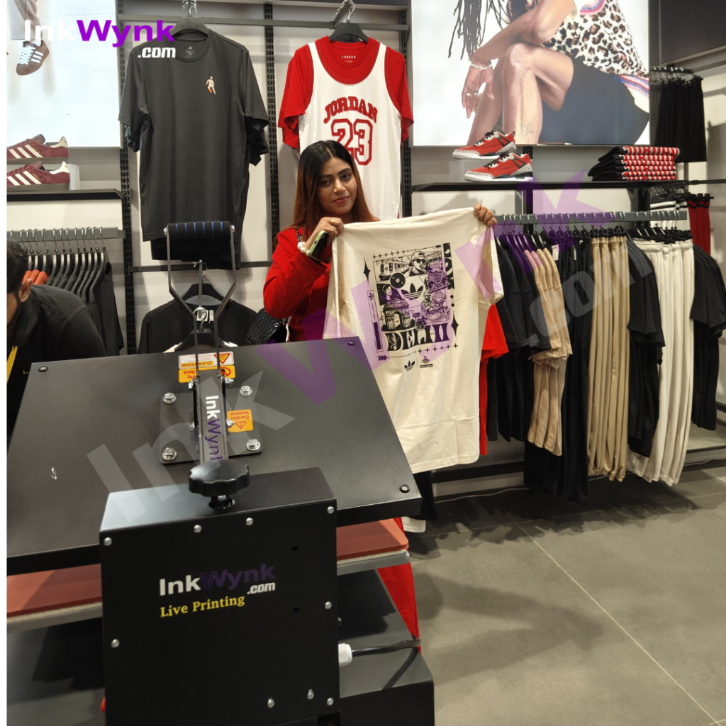Live T-Shirt Printing For Footlocker in Noida