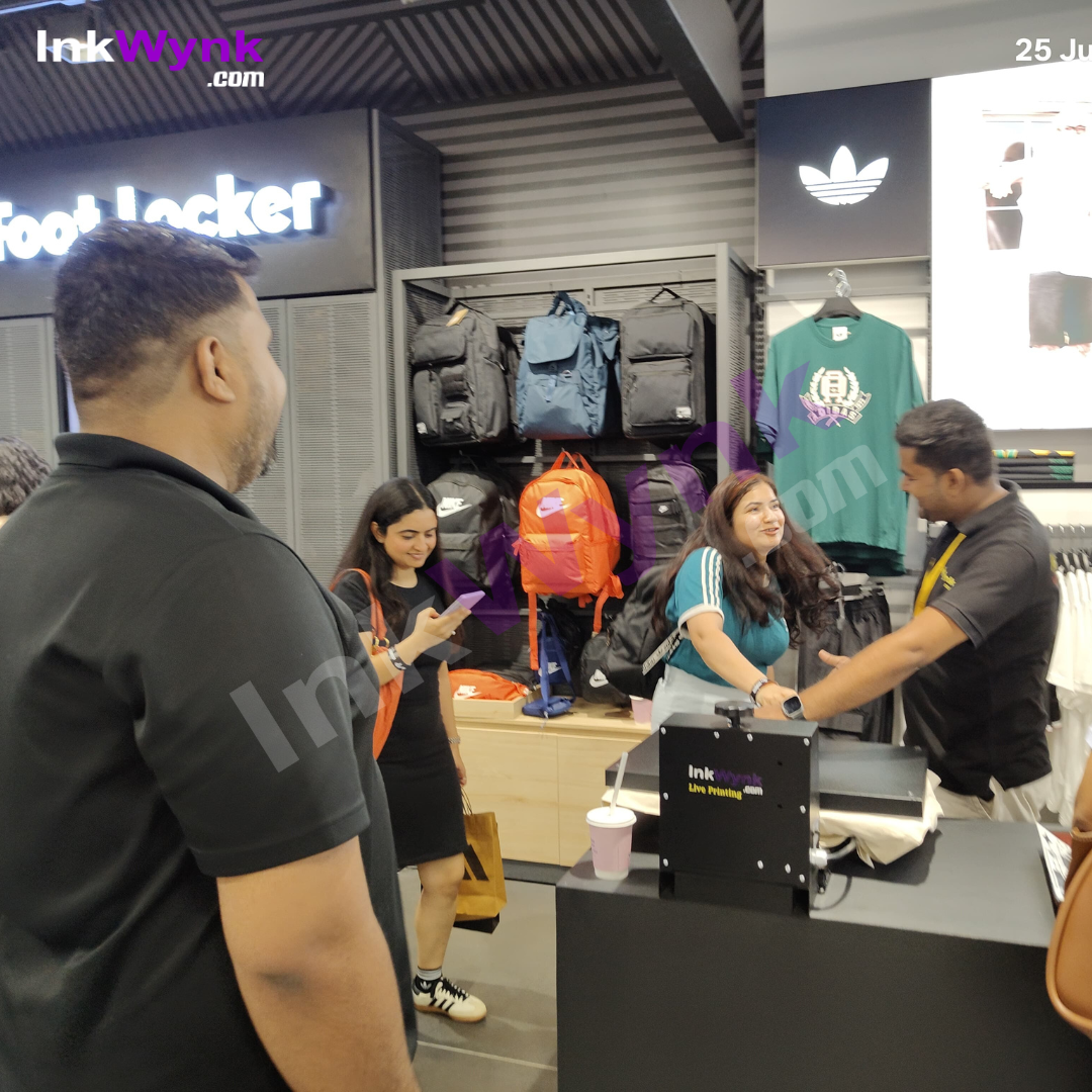 Live T-Shirt Printing in Kerala