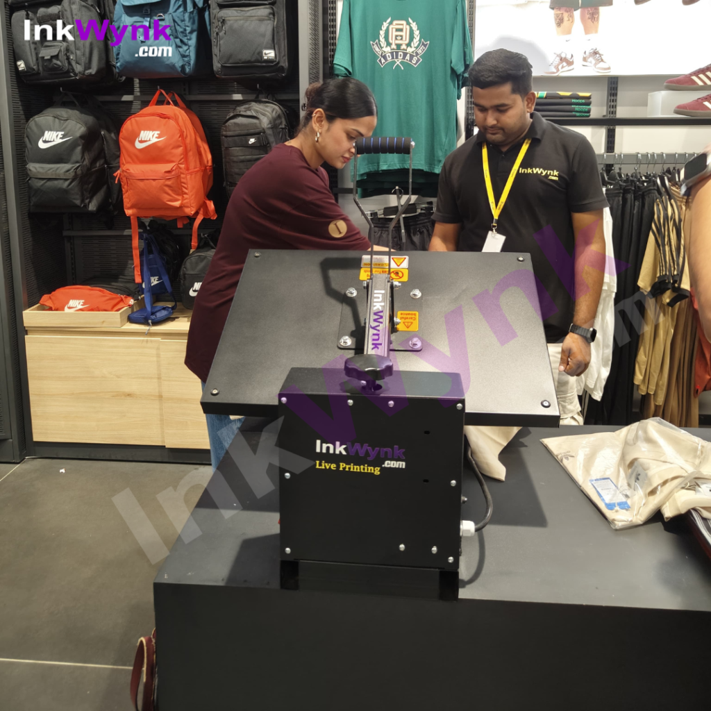 Live T-Shirt Printing For Footlocker in Noida