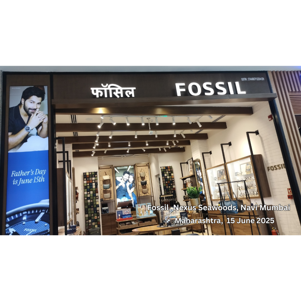 Live T-Shirt Printing in Navi Mumbai for Fossil