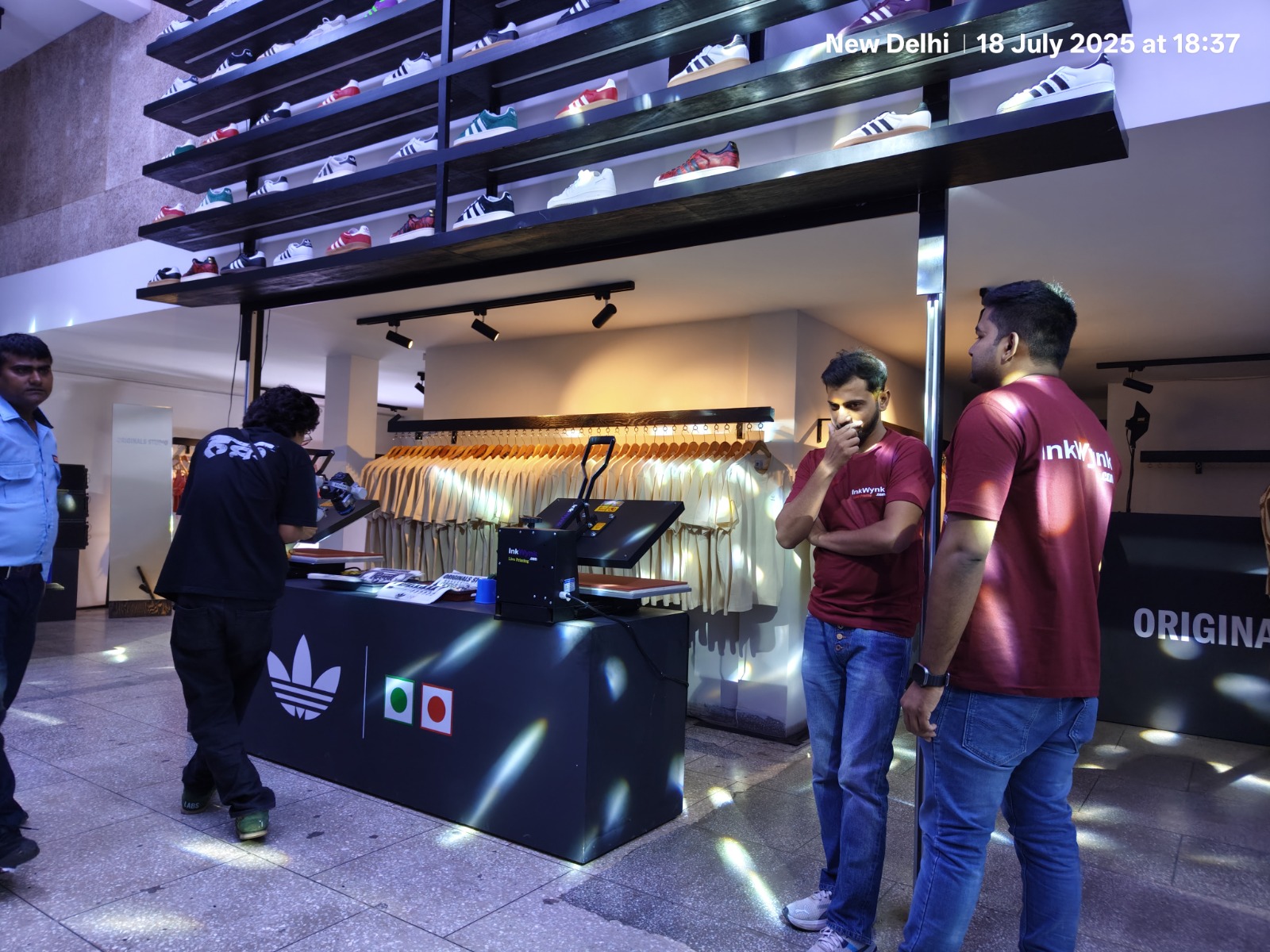 Live Printing Activity in Bangalore for Store Activation or Product Launch