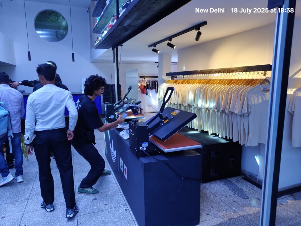 Live T-Shirt And Tote Bag Printing for Adidas in Hauz Khas New Delhi
