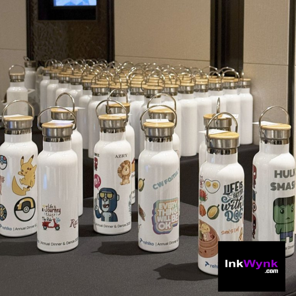 Live Water Bottle Printing for Events in India – Custom Sippers, Flasks & Steel Bottles