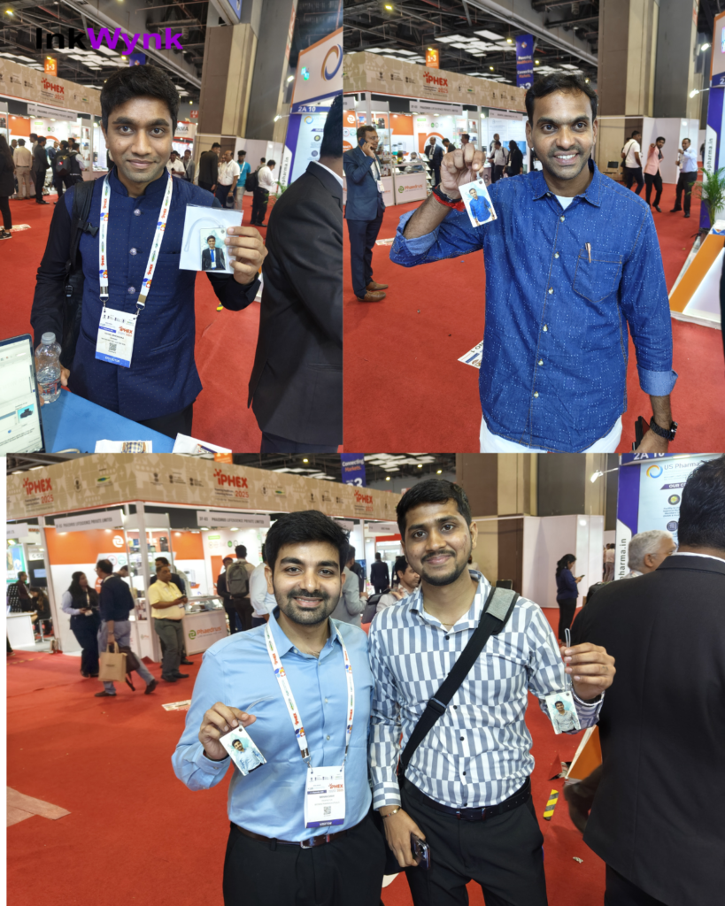 Live Luggage Tag Printing in Bharat Mandapam Pragati Maidan New Delhi iphex