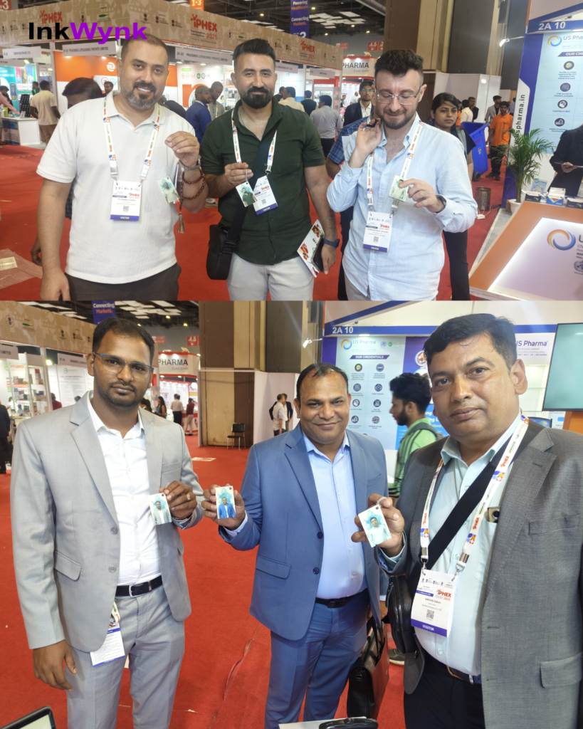 Live Luggage Tag Printing in Bharat Mandapam Pragati Maidan New Delhi iphex
