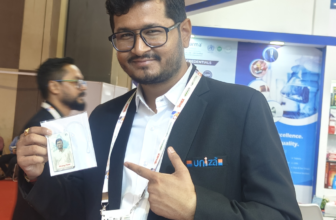 Live Luggage Tag Printing in Bharat Mandapam Pragati Maidan New Delhi iphex