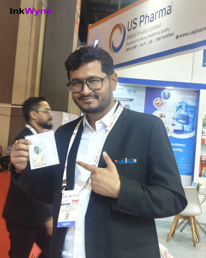 Live Luggage Tag Printing in Bharat Mandapam Pragati Maidan New Delhi iphex