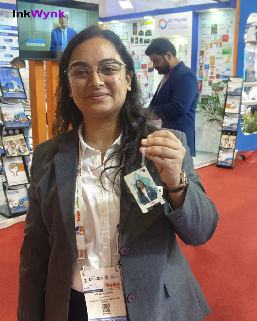 Live Luggage Tag Printing in Bharat Mandapam Pragati Maidan New Delhi iphex