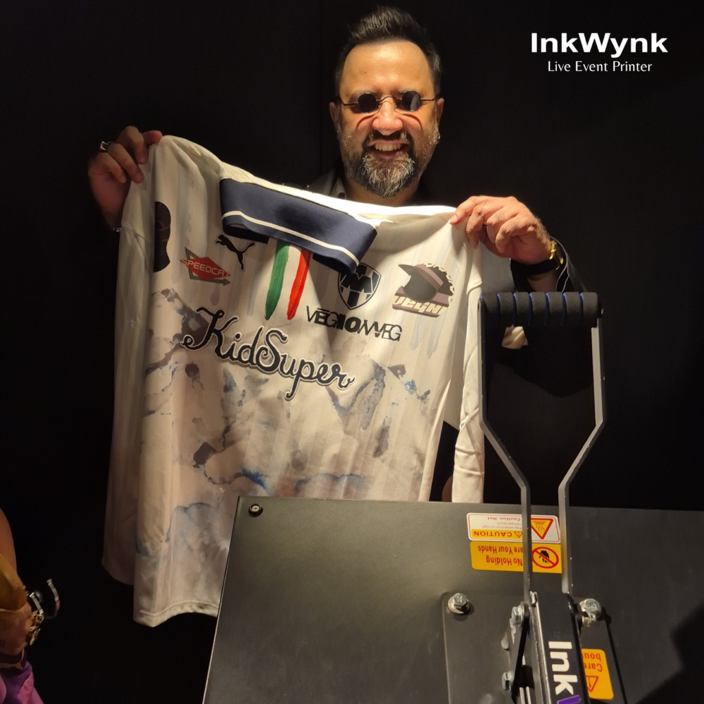 Live T-Shirt Printing in Gurgaon for Puma