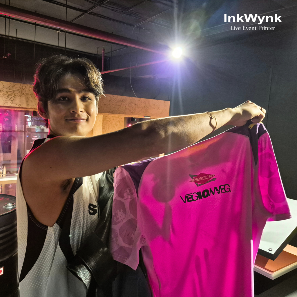 Live T-Shirt Printing in Gurgaon for Puma