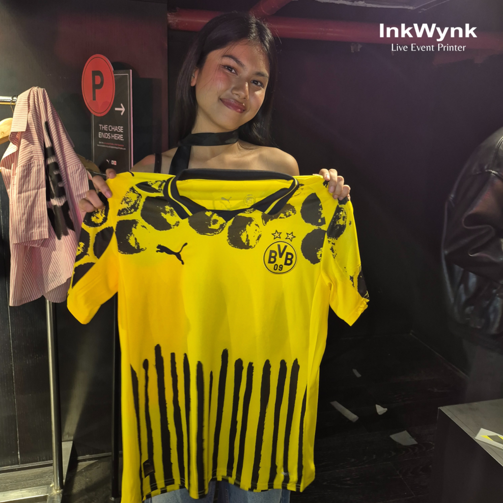 Live T-Shirt Printing in Gurgaon for Puma