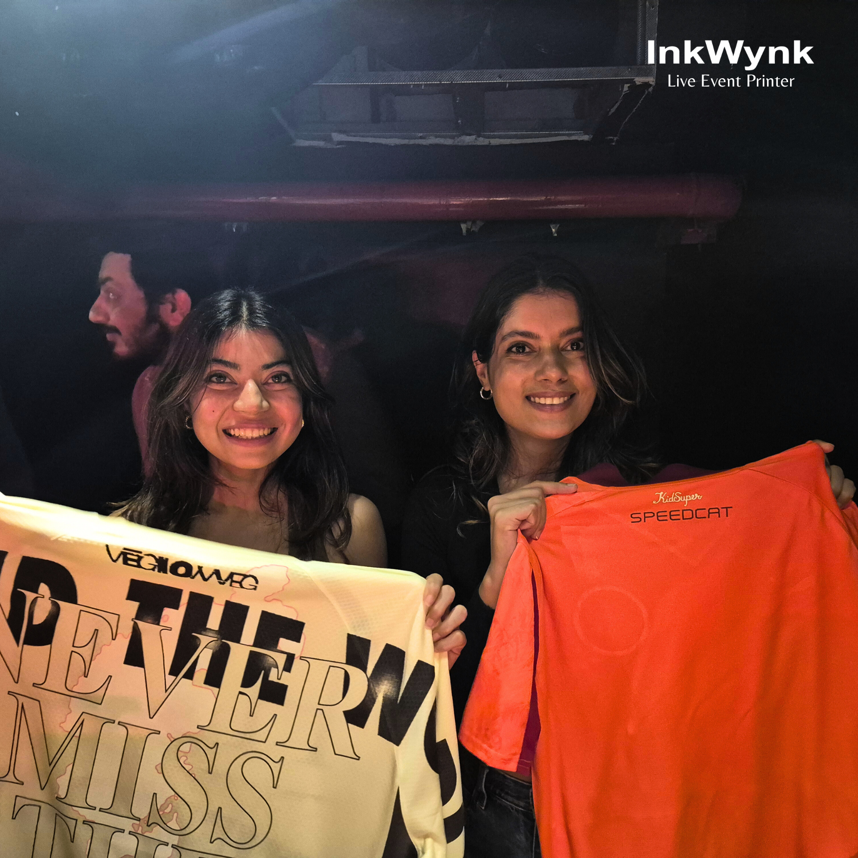 Live T-Shirt Printing in Gurgaon for Puma