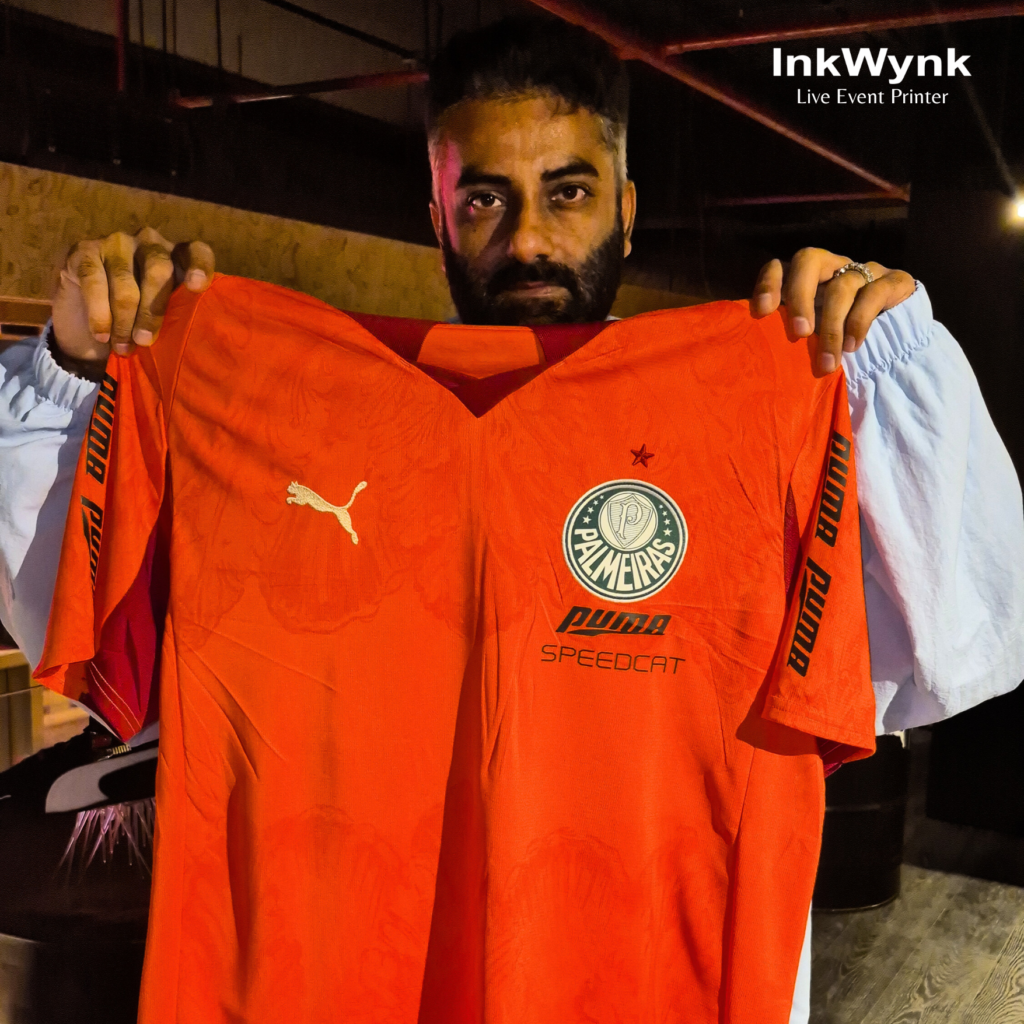 Live T-Shirt Printing in Gurgaon for Puma