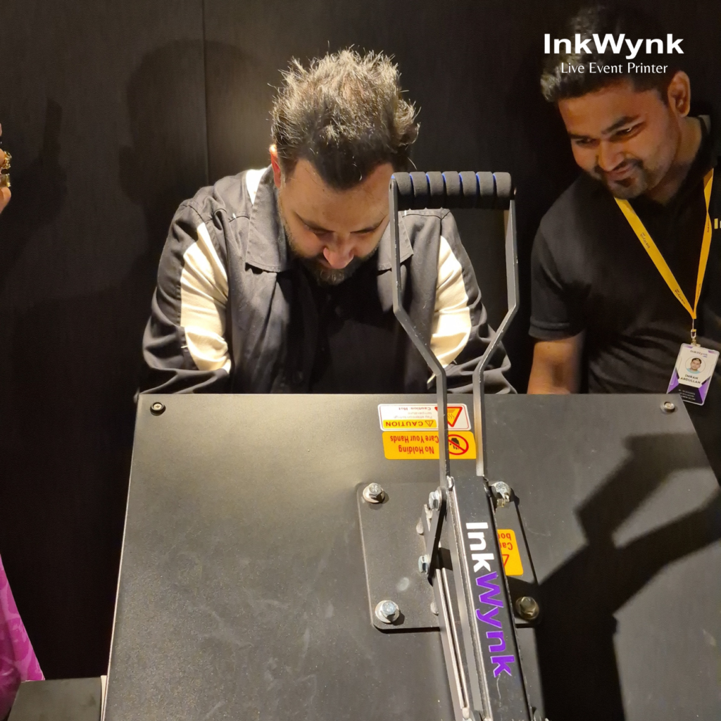 Live T-Shirt Printing in Gurgaon for Puma