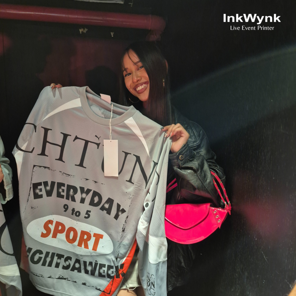 Live T-Shirt Printing in Gurgaon for Puma