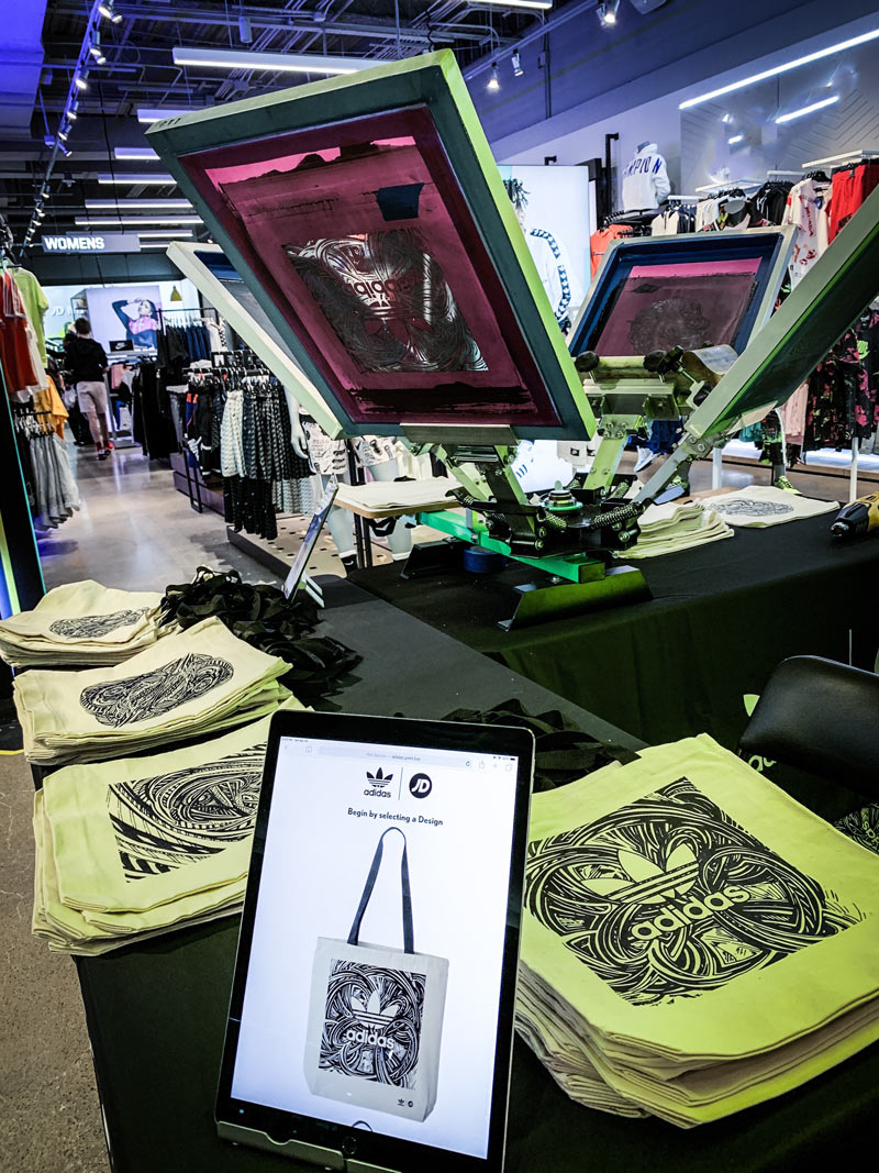 Live Screen Printing Activity for Events in India