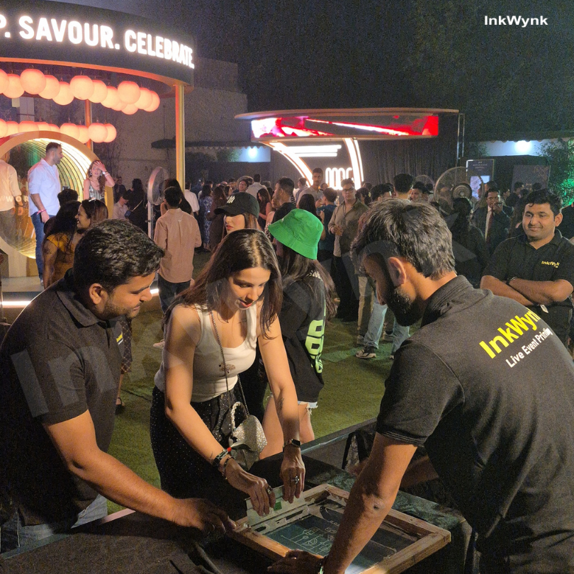 Onsite Live Screen Printing In Delhi NCR