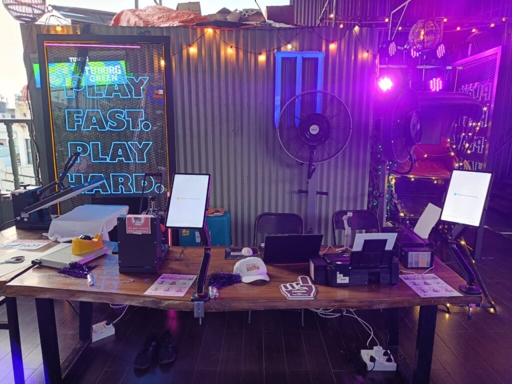 Live T-Shirt Printing in Khar Mumbai for Google Pay