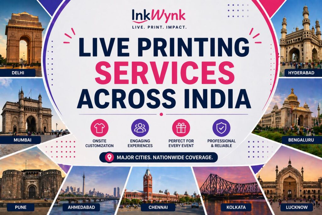 Live Printing Services Across India
