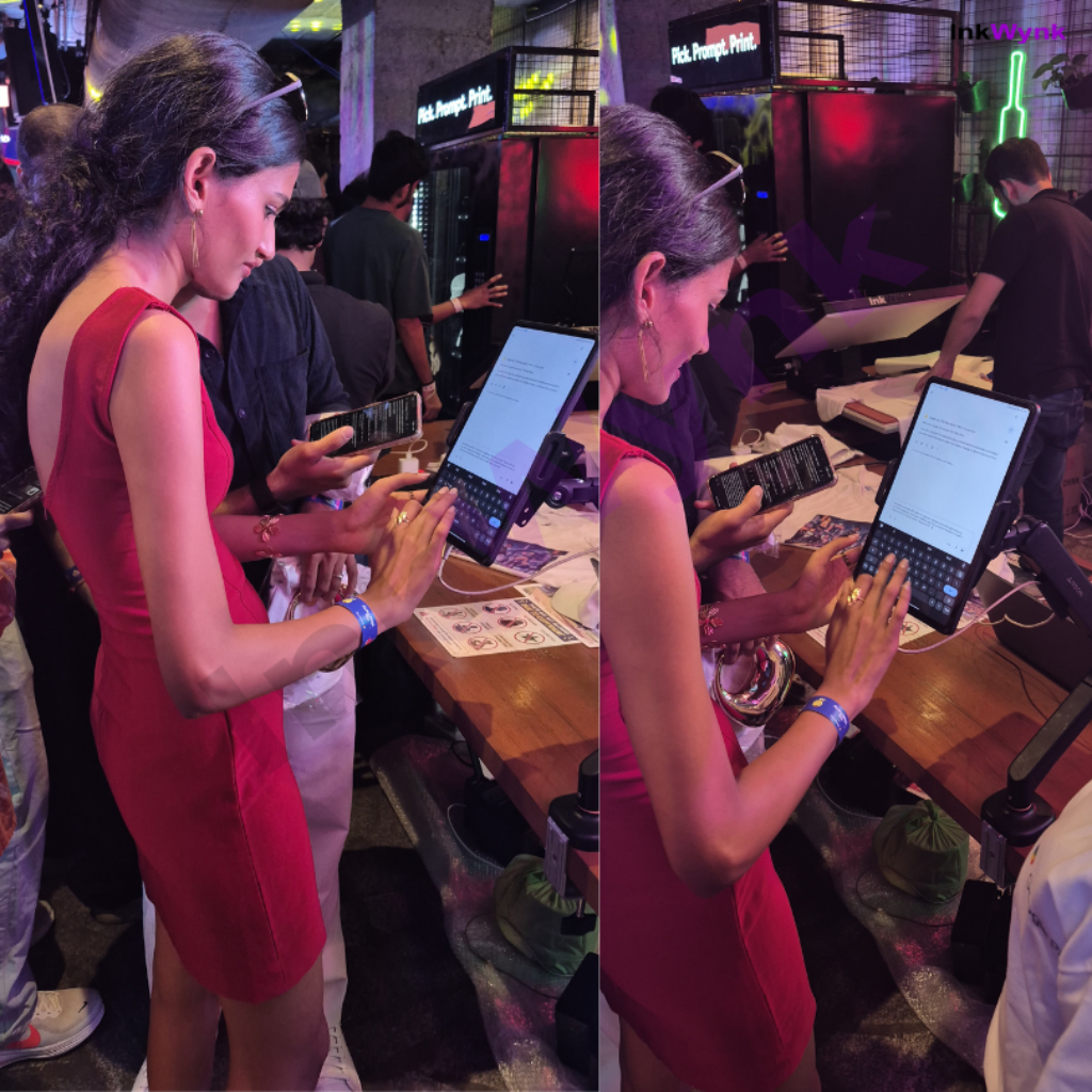 Live AI Printing Activation for Google Pay at Koramangala Bengaluru IPL Event