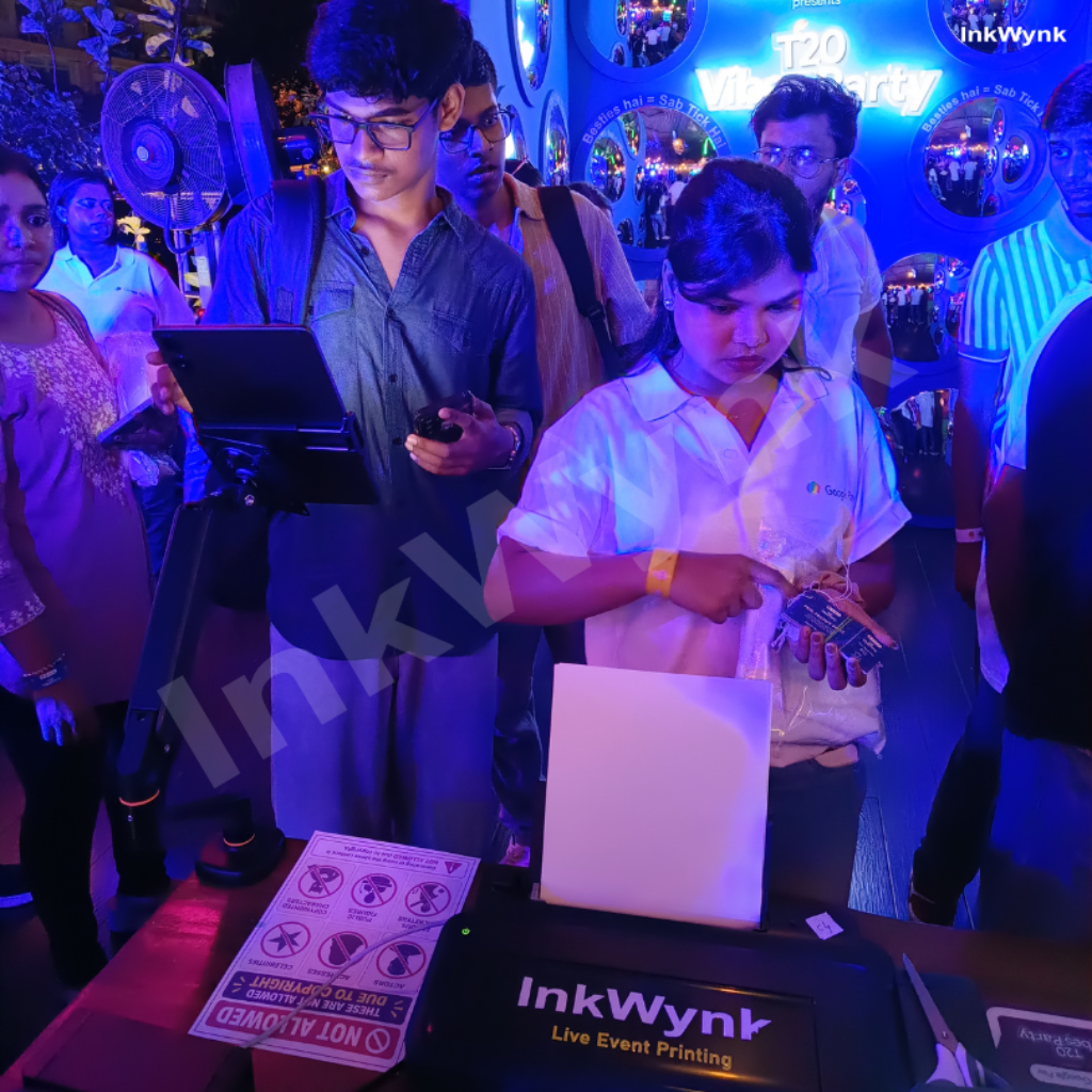 Live AI Printing Activation at Park Street Kolkata