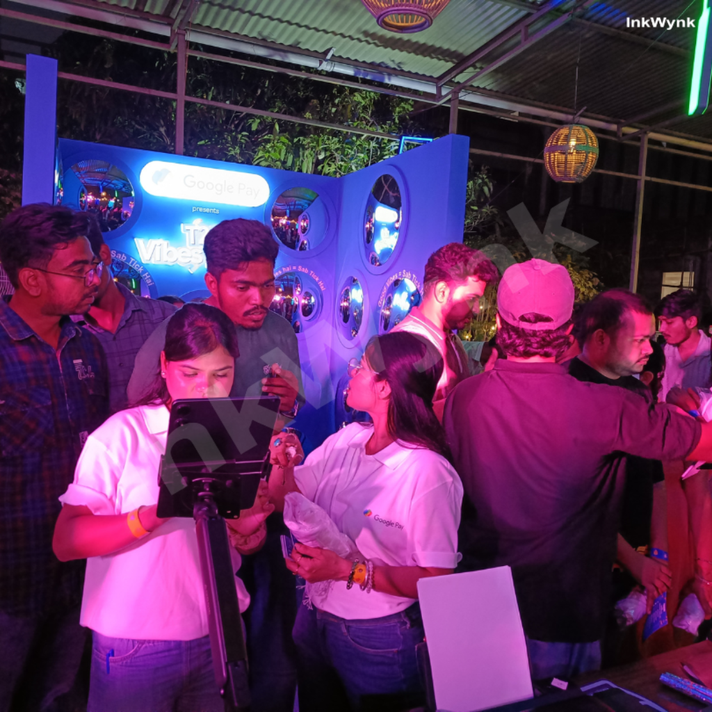 Live AI Printing Activation at Park Street Kolkata