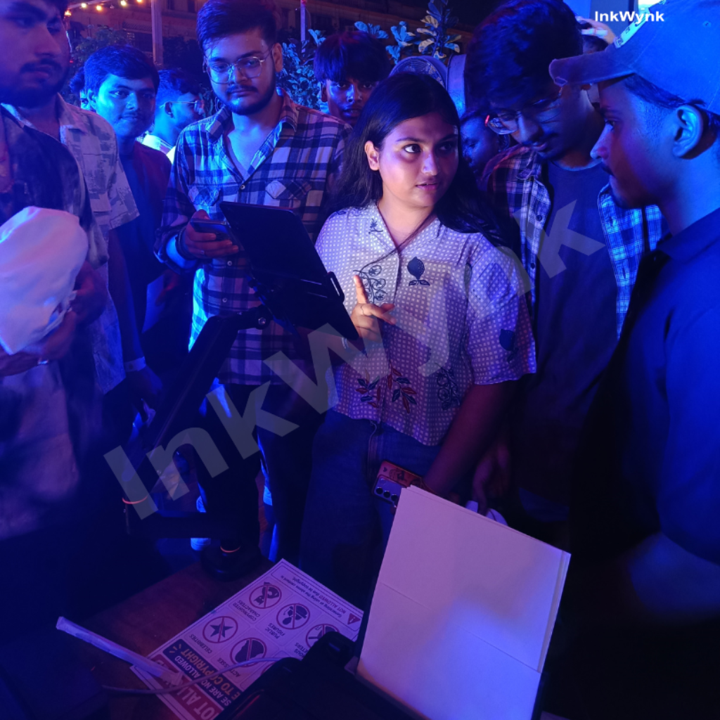 Live AI Printing Activation at Park Street Kolkata