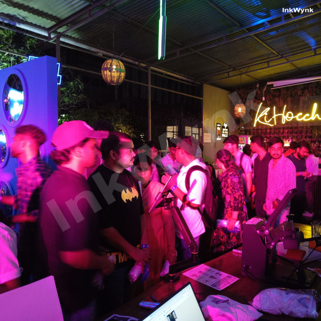 Live AI Printing Activation at Park Street Kolkata