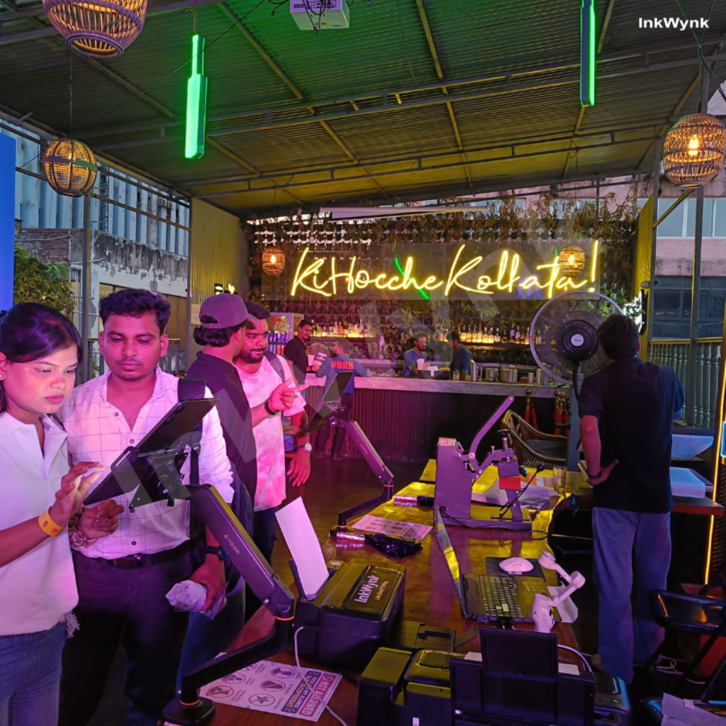 Live AI Printing Activation at Park Street Kolkata