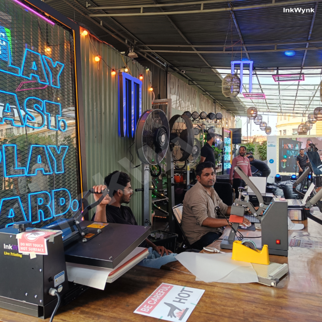 Live AI Printing Activation at Park Street Kolkata