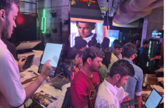 Live AI Printing Activation for Google Pay at Koramangala Bengaluru IPL Event DIY