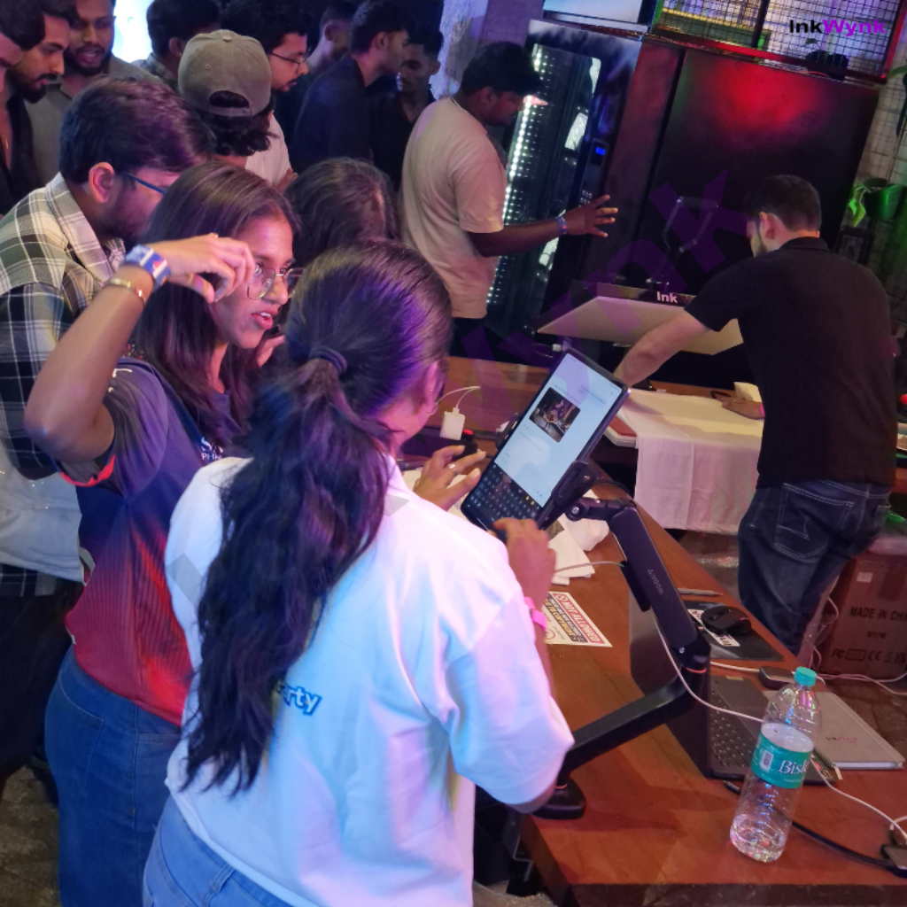Live AI Printing Activation for Google Pay at Koramangala Bengaluru IPL Event