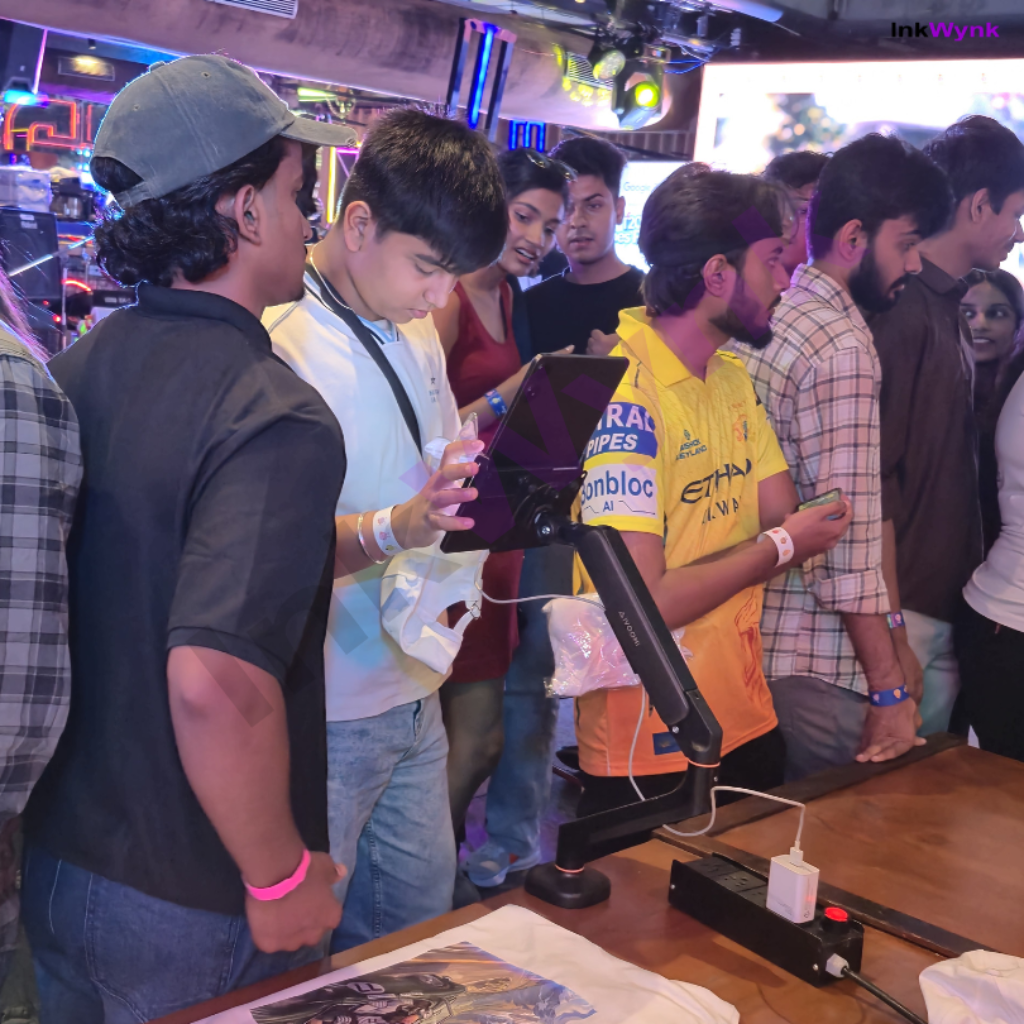 Live AI Printing Activation for Google Pay at Koramangala Bengaluru IPL Event
