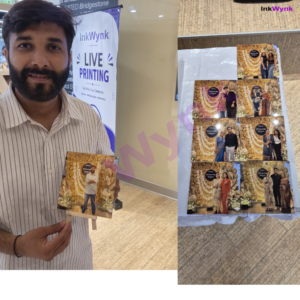 Mother’s Day Event Activation with Live Photo Frame Printing