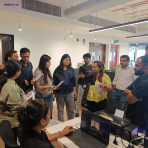 Office Engagement Activity with AI Live Printing