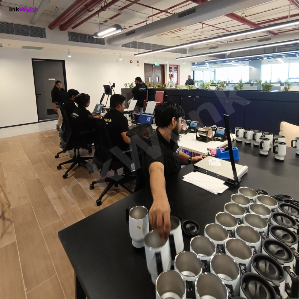 Office Engagement Activity with AI Live Printing