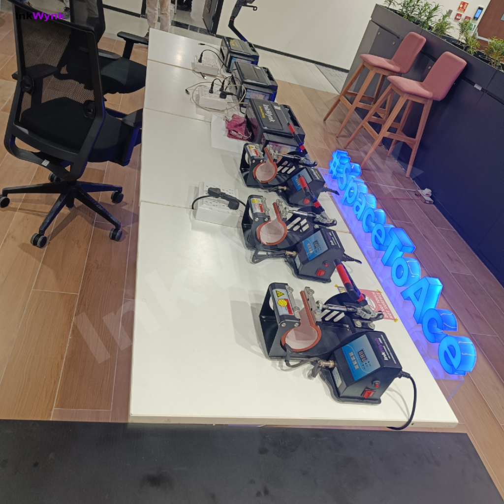 Office Engagement Activity with AI Live Printing