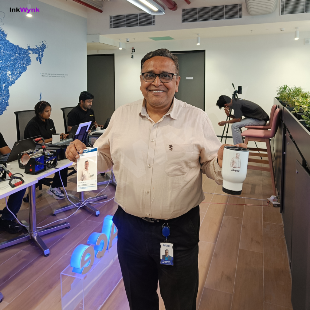 Office Engagement Activity with AI Live Printing