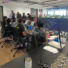 Office Engagement Activity with AI Live Printing